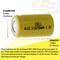 Exell Battery 2/3A Size 1.2V 700mAh NiCD Flat Top Rechargeable Battery EBC-302-0 - alternate 3